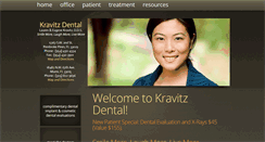 Desktop Screenshot of kravitzdental.com